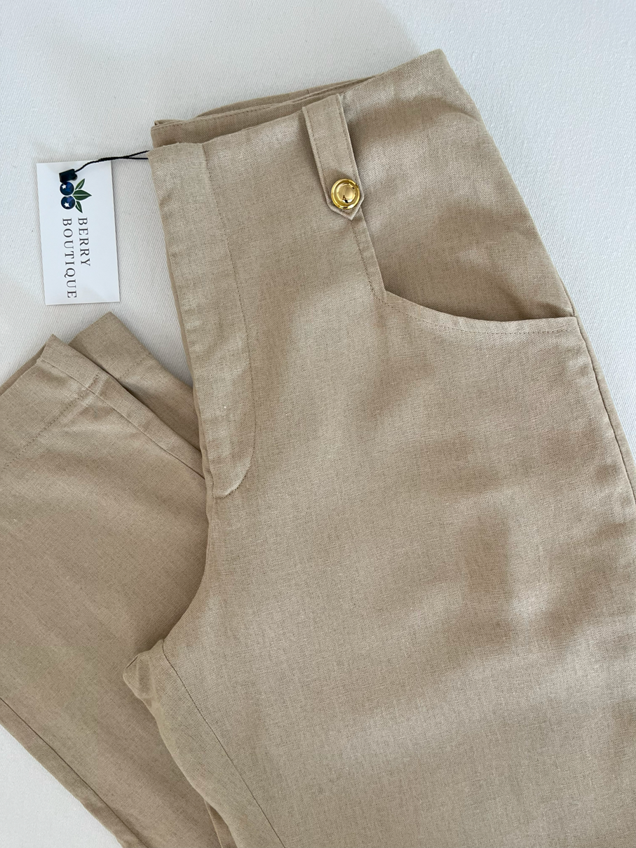 CALÇA SLOUCHY COM FAIXA
