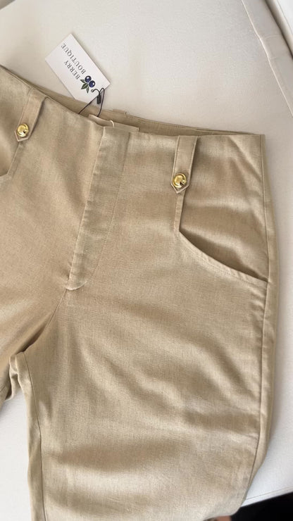 CALÇA SLOUCHY COM FAIXA